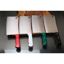 Seagull 1Pc Cleaver X40Cr14 Satinless Steel With Acrylic Handle (Total length 12.5 inches )