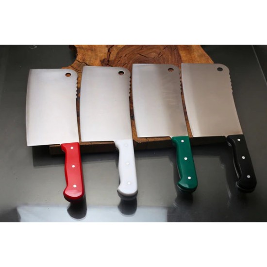 Seagull 1Pc Cleaver X40Cr14 Satinless Steel With Acrylic Handle (Total length 12.5 inches )