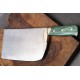 Excellent 1.5Kg Cleaver In Russian Rail Carbon With Brass Finishing