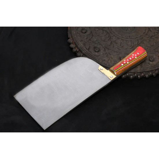 M Sami & Kaleem 1KG/Color Handle, High-Carbon (Kamani) Meat Chopper & Bone Cutter – Premium Cleaver for Butchers in Wazirabad