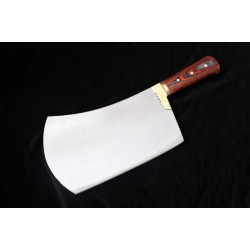 Professional Handmade Heavy Duty Meat Cleaver | High Carbon Steel Bone Crusher | 1Kg Butcher Cleaver with Color wood & Brass Handle
