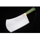 Professional Handmade Heavy Duty Meat Cleaver | High Carbon Steel Bone Crusher | 1Kg Butcher Cleaver with Color wood & Brass Handle