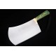 Professional Handmade Heavy Duty Meat Cleaver | High Carbon Steel Bone Crusher | 1.25kg Butcher Cleaver with Color Wood & Brass Handle