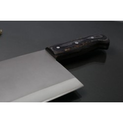 Excellent Kitchen Cleaver – Premium Quality 12Chrome Stainless Steel, Color Wood Handle ( Weight 600 Gram )
