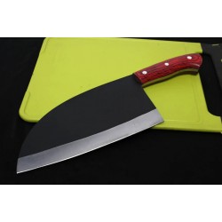 Serbian Cleaver ( Toka ) High Carbon With Powder Coating (840g) | Total Length 12.5 Inches