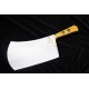 Handmade Heavy Duty Butcher Cleaver | 1kg High Carbon Steel Meat & Bone Cleaver | Premium Acrylic & Brass Handle | Professional Poultry & Beef Chopper