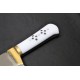 M. Sami & M. Kaleem Heavy Bone Cutter – 1 KG High Carbon Steel Blade with Acrylic Handle & Brass Bolster
