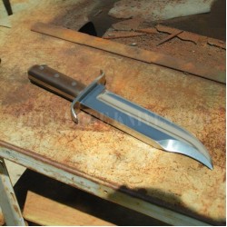 Custom Handmade 17.50  inches d-2 steel bowie  knife