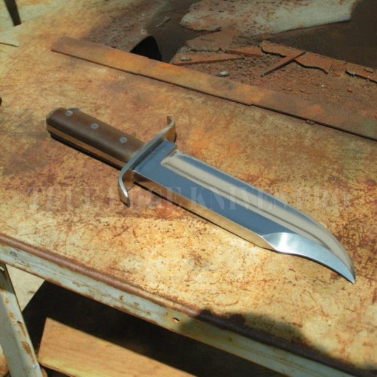 Custom Handmade 17.50  inches d-2 steel bowie  knife