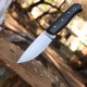 Hunting | Chef Skinner Knife With Leather Cover – J2 Steel with Micarta Handle