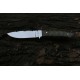 Hunting Dagger — J2 Steel · Chess wood Handle · 6-Gauge · Engraved Blade with Leather Sheath (9")