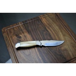 Premium Hunting Dagger (Blade J2- Bone Handle , 6 Gauge ) With Leather Cover