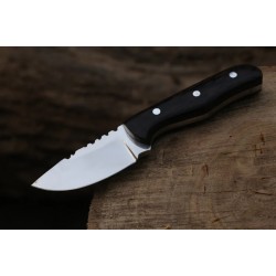 Premium Hunting Dagger ( Blade J2- Handle Wenge wood 6 Gauge Engraved ) With Leather Cover
