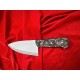 Excellent Skinner Knife In J2 Stainless Steel , vibrant mandala-inspired mosaic pattern