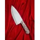 Excellent Skinner Knife In J2 Stainless Steel , vibrant mandala-inspired mosaic pattern