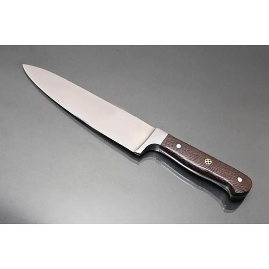 African Wenge Wood Handle And 13cr13 Chrome Blade (Total Length 13.5 Inches )