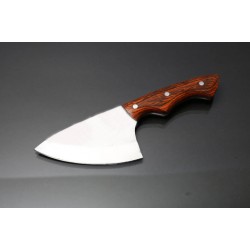 Falcon Skinner Knife - Handcrafted Blade 4-Inch – 12C27 Stainless Steel & Multi-Color Wood Handle