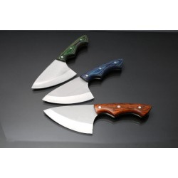 Falcon Skinner Knife - Handcrafted Blade 4-Inch – 12C27 Stainless Steel & Multi-Color Wood Handle