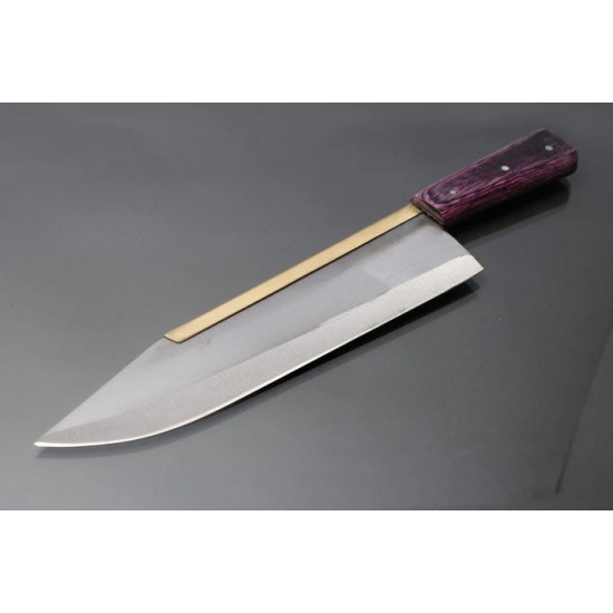 Excellent Slaughter knife 3pc set |Blade funder/ brass and Handle Color wood | (Blade length 6inch, 8inch and 10inch )