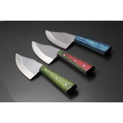 Tiger Butcher Skinning Knife 1Pc – 4” Blade | Wood Handle | 12 Chrome Stainless Steel