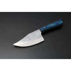 Tiger Butcher Skinning Knife 1Pc – 4” Blade | Wood Handle | 12 Chrome Stainless Steel