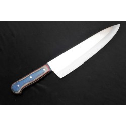 Classic 007 Knife – 12C27 Stainless Steel Blade with Colored Wood Handle (9.5” Blade)
