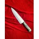 Excellent Cutlers & Knives 10" J2 Steel Slaughter & Chef Knife - Multi-Color Pakka Wood Handle - Razor Sharp Professional Butcher Blade