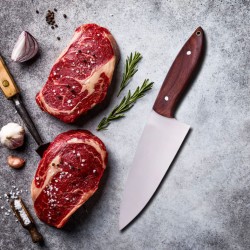 Marlins High Carbon Stainless Steel Chef Knife | Slaughter Knife Total Length 12 Inch