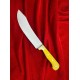 Excellent Cutlers Premium 7-Inch blade Turkish Knife | 12C27 Stainless Steel | Acrylic Handle & Brass Bolster