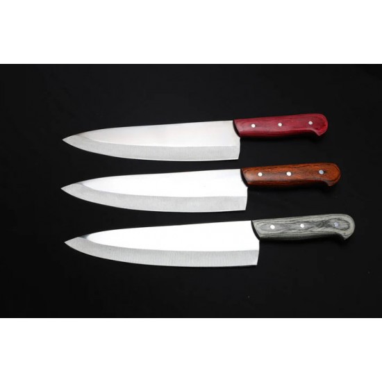 Classic 9.5" Professional Slaughter Knife – Color Wood Handle and 12c27 Stainless steel Blade
