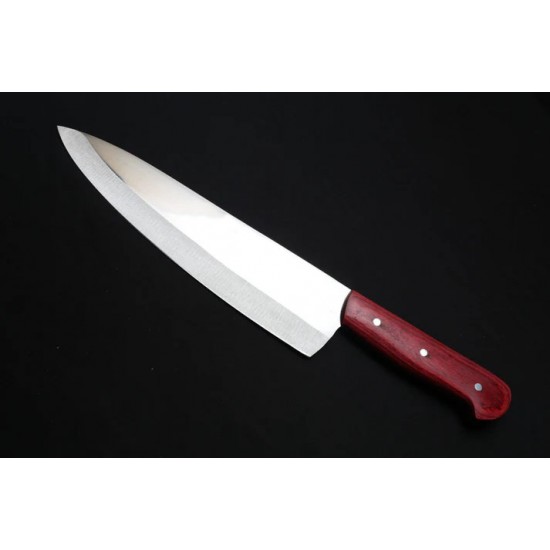 Classic 9.5" Professional Slaughter Knife – Color Wood Handle and 12c27 Stainless steel Blade