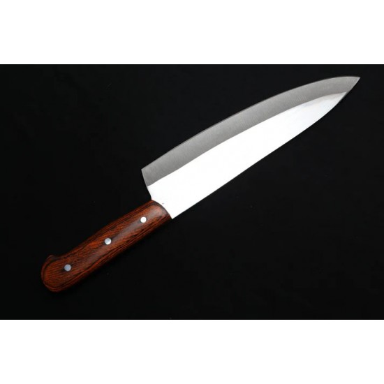 Classic 9.5" Professional Slaughter Knife – Color Wood Handle and 12c27 Stainless steel Blade