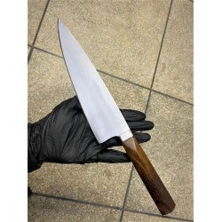 The Artisan 8-Inch Rosewood Series: J2 Stainless Steel Slaughter & Chef Knife by Excellent Cutlers